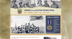 Desktop Screenshot of ordersecondworldwar.com